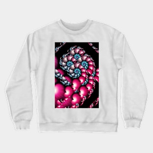 Pink Spiral of Hearts Crewneck Sweatshirt